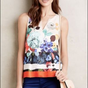 Anthropologie HD in Paris Elsie Floral Tank
